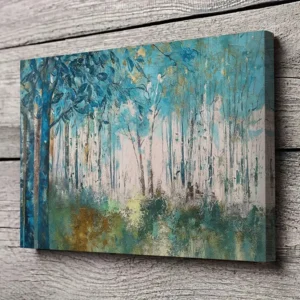 1pc Framed Forest Landscape Wall Arts
