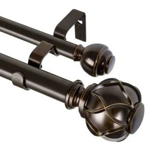 Double Curtain Rods