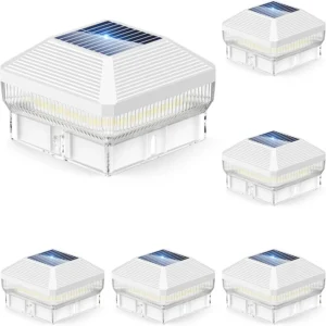 Solar Post Cap Lights 6/12-Pack